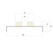 Nawiewniki szczelinowe gipsowe AirLINE